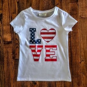Patriotic "LOVE" Tee